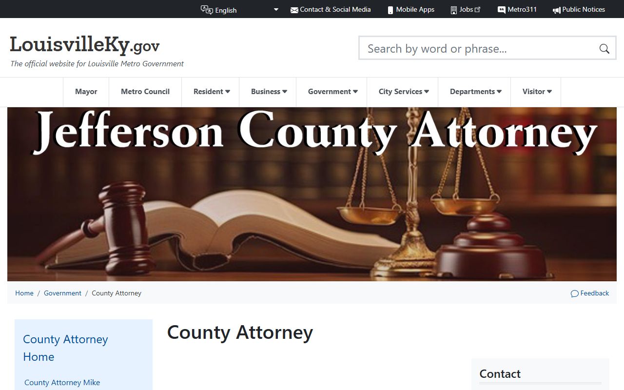 Jefferson County Attorney office and traffic court records